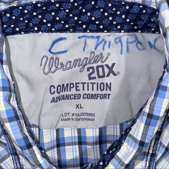 Wrangler Snap Button Short Sleeve Shirt - Picture 2 of 4